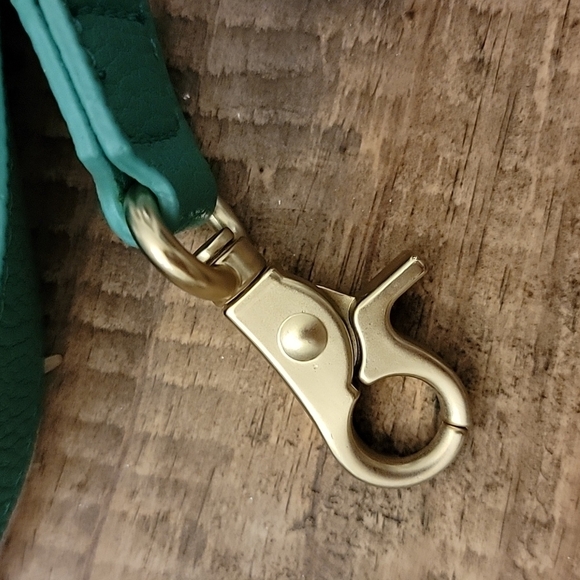 💥FOLEY & CORRINA Teal green purse strap excellent!! - Picture 3 of 4